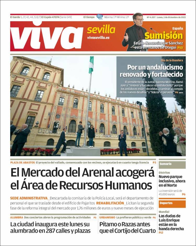 Portada de Viva Sevilla (España)