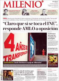 Portada de Milenio (Mexico)