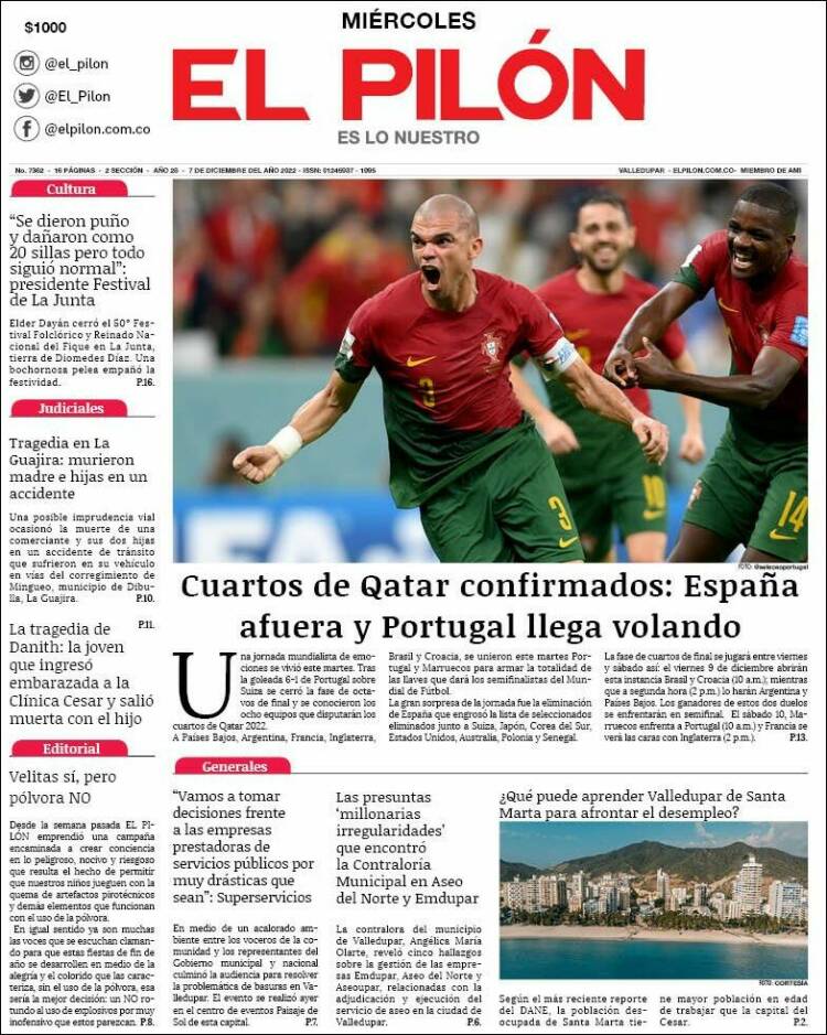 Portada de El Pilón (Colombia)