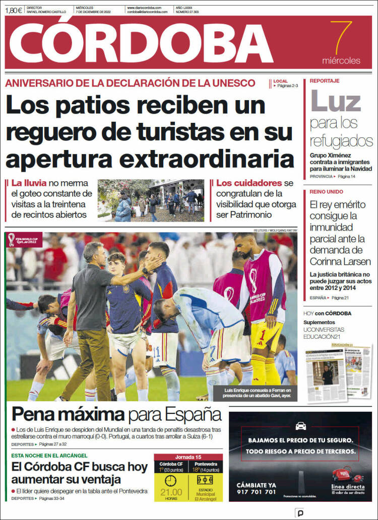 Portada de Diario de Córdoba (Espa&ntilde;a)