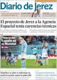 Portada de Diario de Jerez (Espa&ntilde;a)