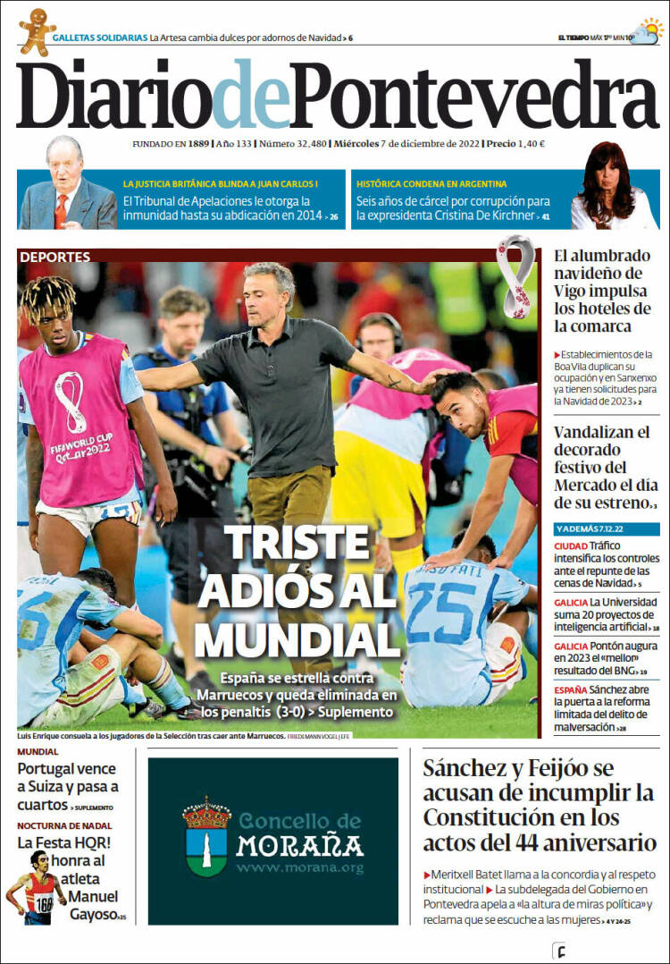 Portada de Diario de Pontevedra (Espa&ntilde;a)