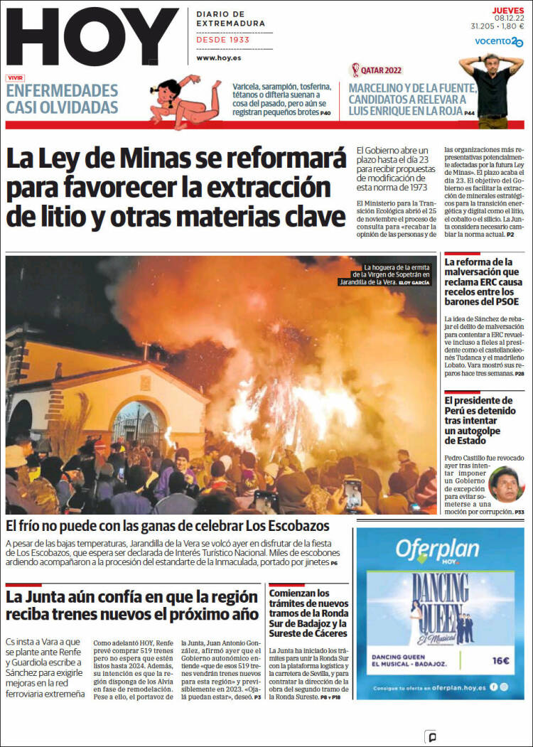 Portada de Hoy - Caceres (Spain)