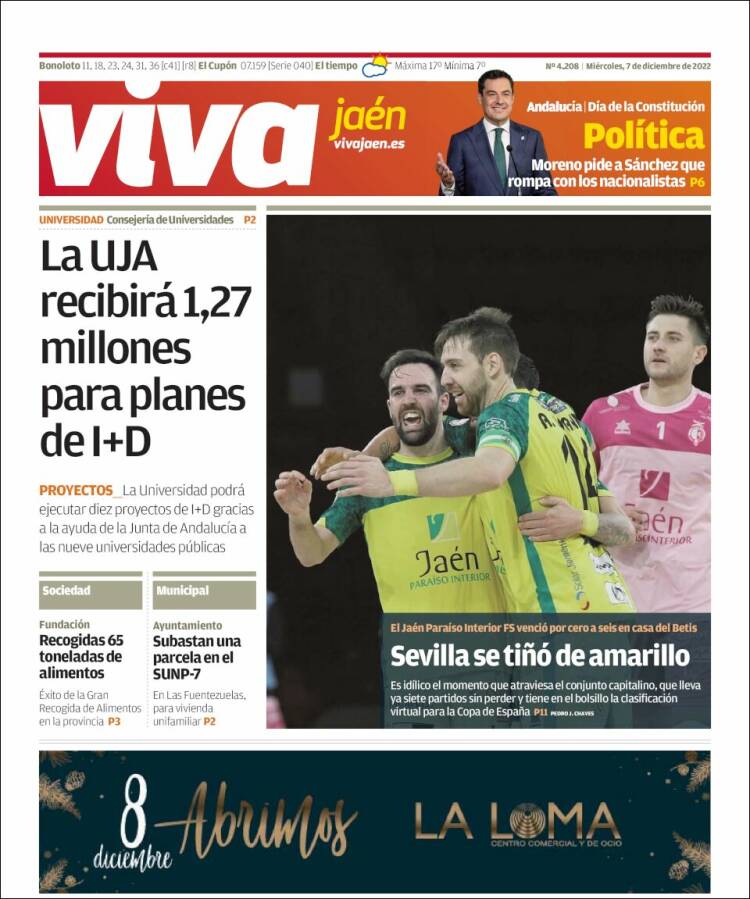 Portada de Viva Jaén (España)