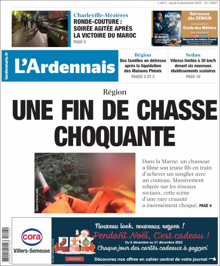 Portada de L'Ardenais (Francia)