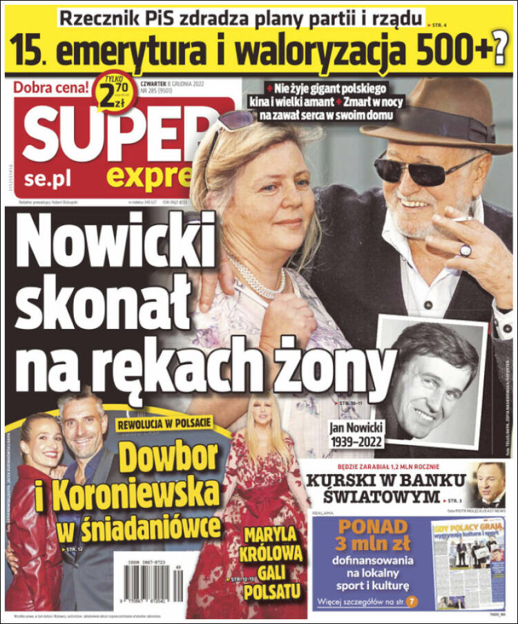 Portada de Super Express (Polonia)
