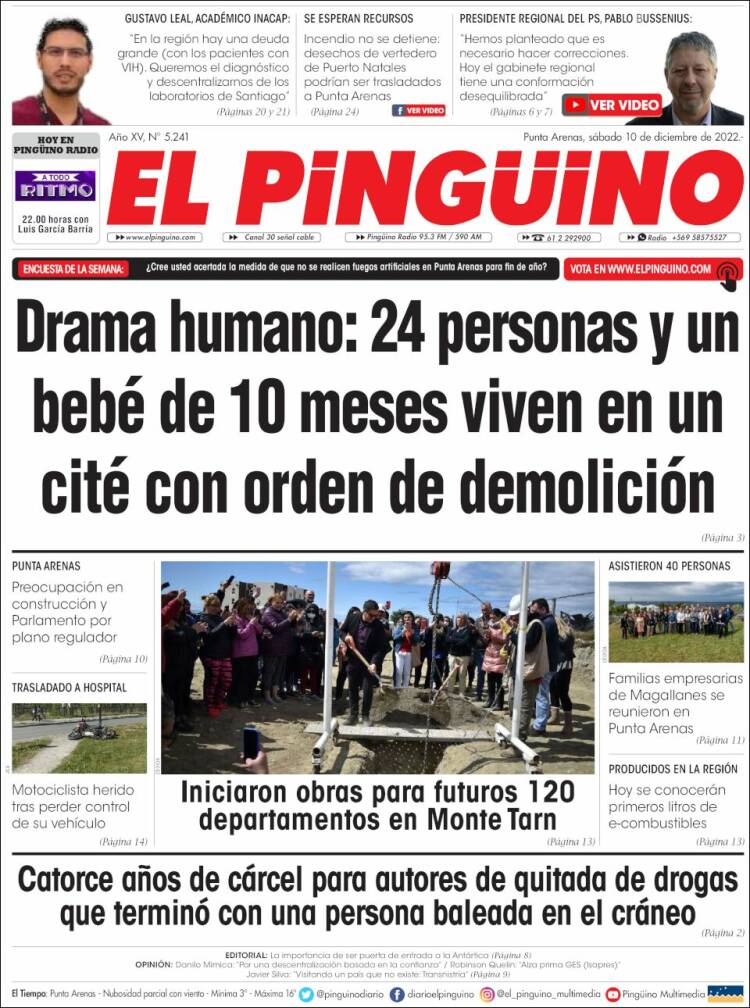 Portada de El Pingüino (Chile)