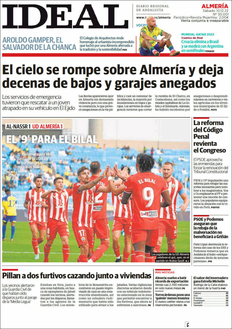 Portada de Ideal Almeria (Espa&ntilde;a)