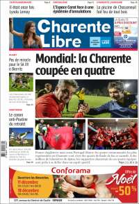 Portada de Charente Libre (Francia)