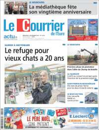 Portada de Le Courrier de l'Ouest (Francia)