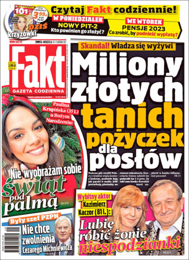 Portada de Fakt (Polonia)