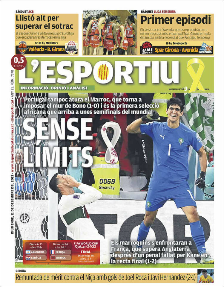 Portada de L'Esportiu : Girona (Espa&ntilde;a)
