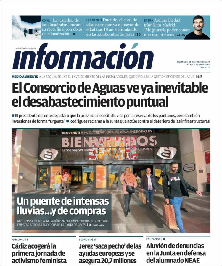 Portada de Información - Cadiz (Espa&ntilde;a)