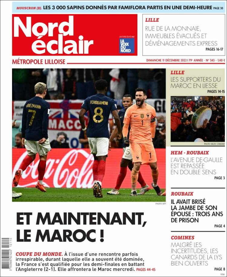 Portada de Nord Éclair (Francia)