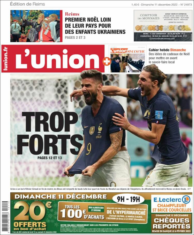 Portada de L'Union (Francia)