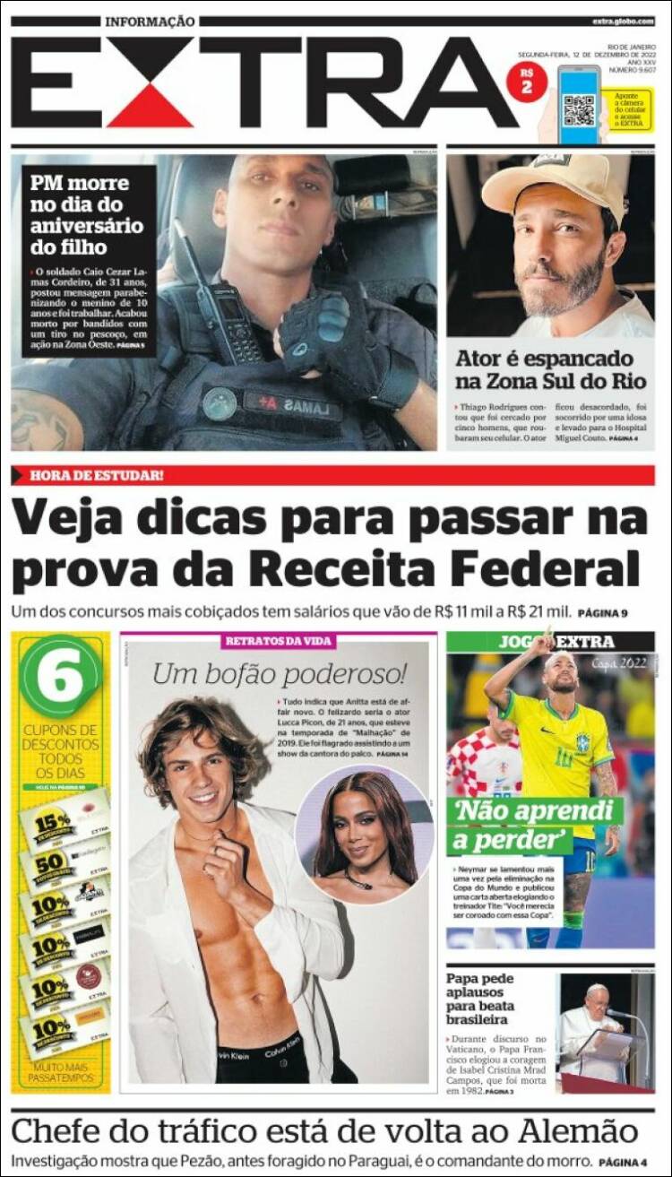 Portada de Extra (Brasil)