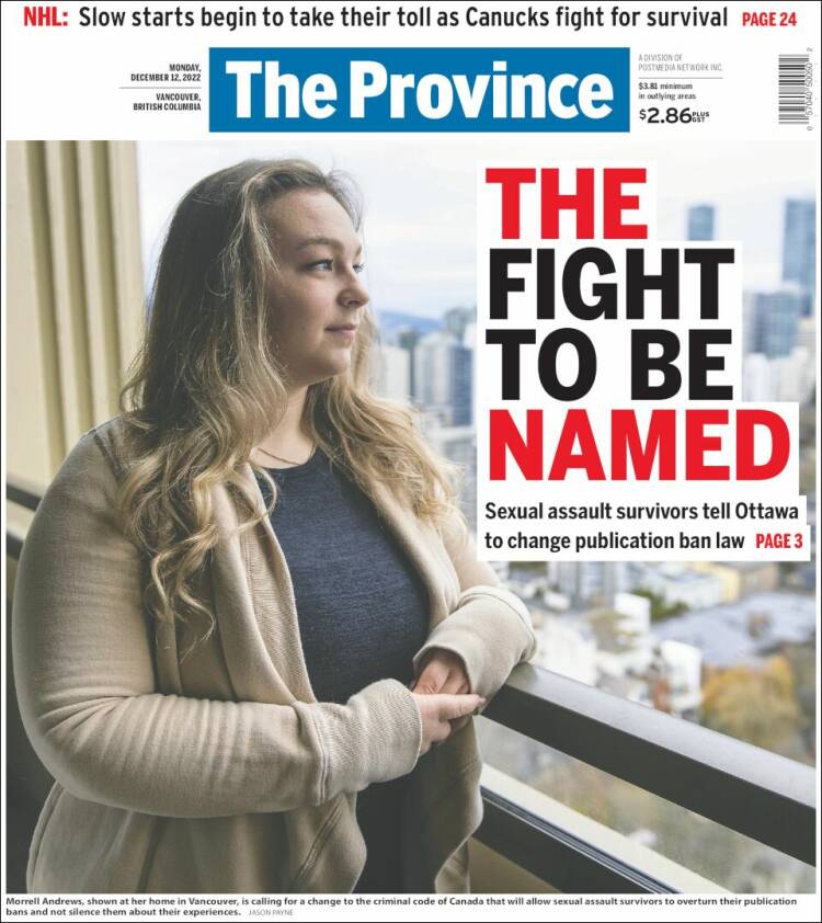 Portada de The Province (Canada)