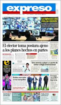 Portada de Expreso (Ecuador)