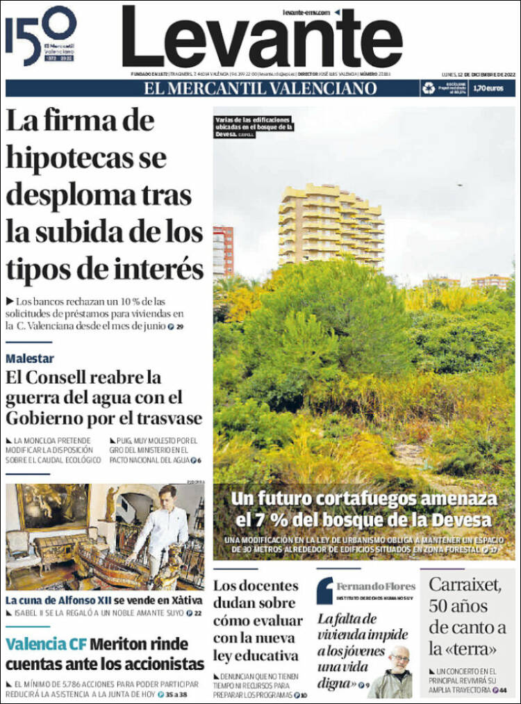 Portada de Levante (Espa&ntilde;a)