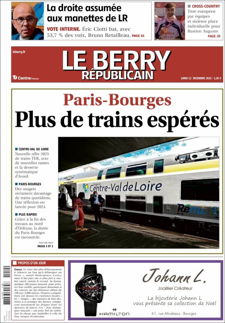 Portada de Berry Republicain (France)