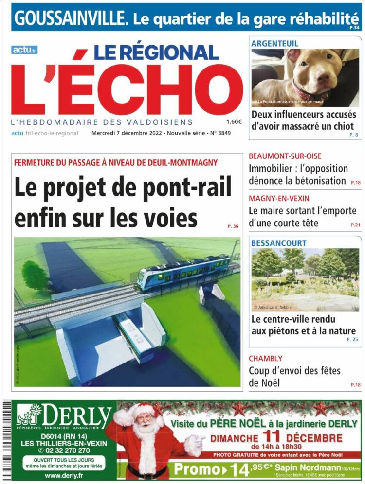 Portada de L'Echo de la Haute-Vienne (France)
