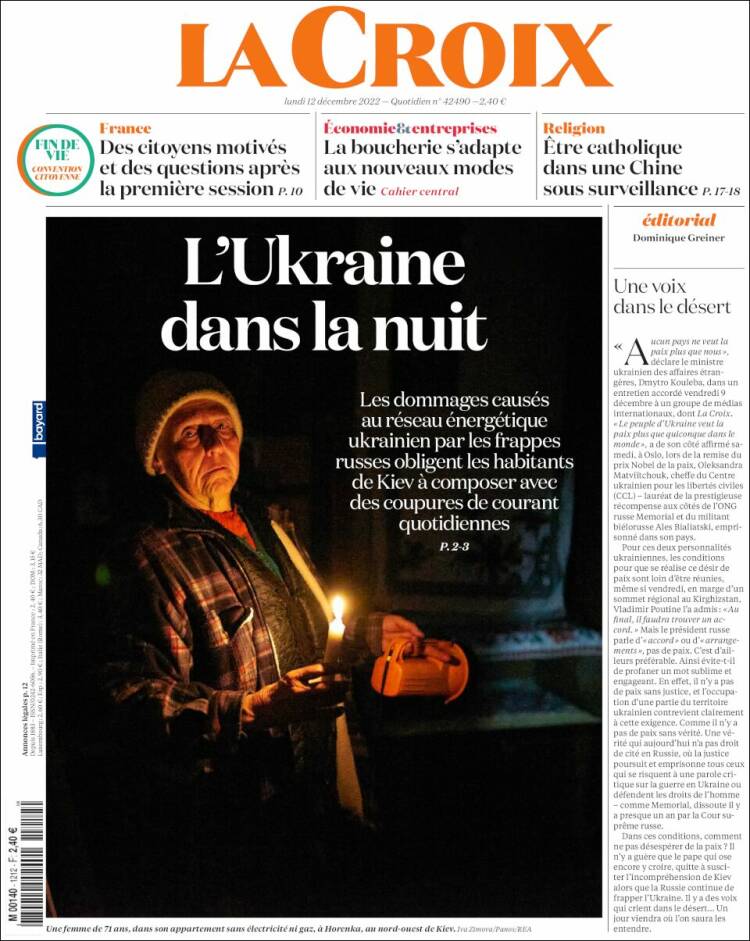 Portada de La Croix (France)