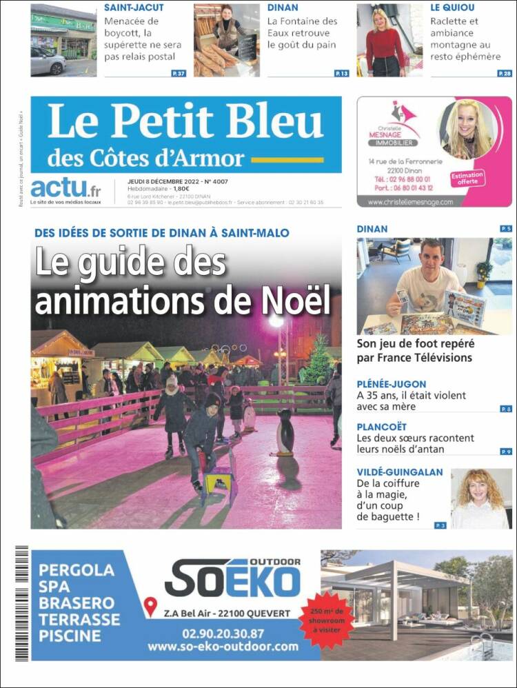 Portada de Le Petit Bleu (France)
