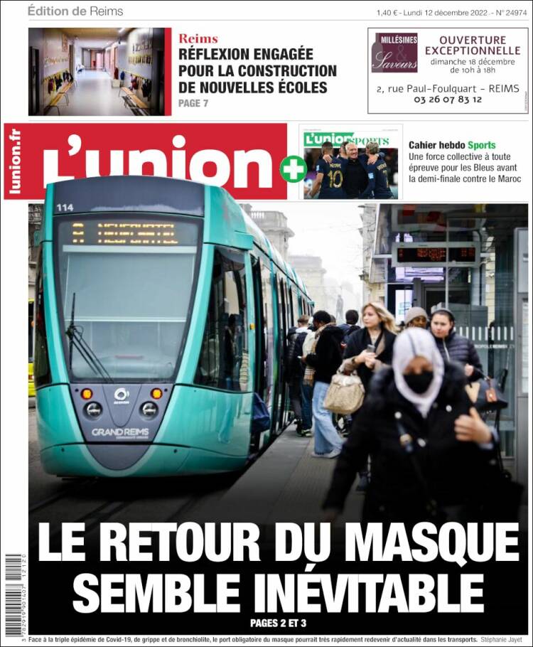 Portada de L'Union (France)