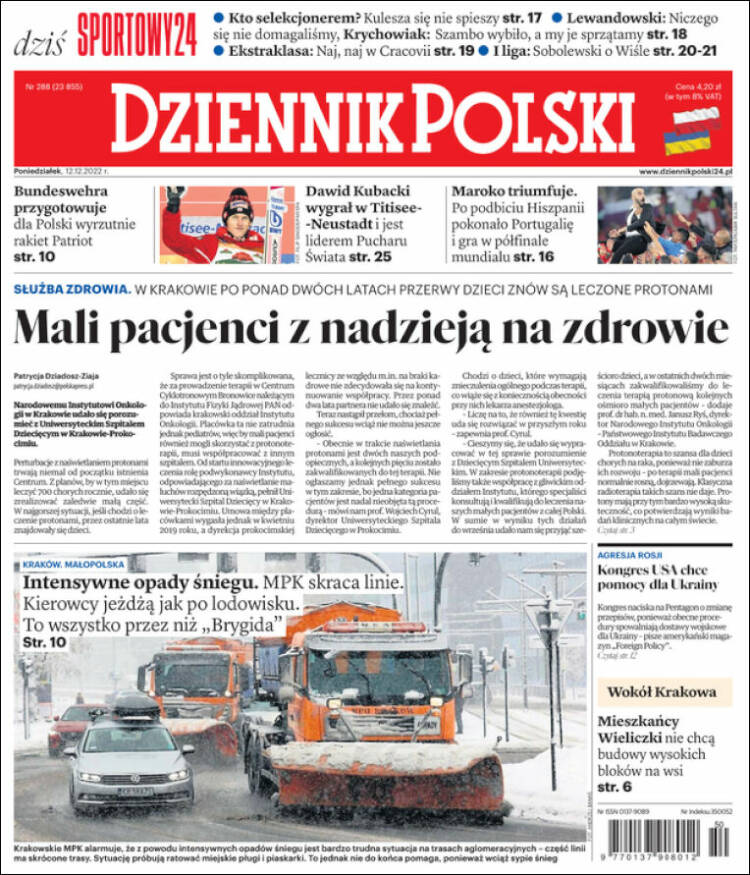 Portada de Dziennik (Polonia)