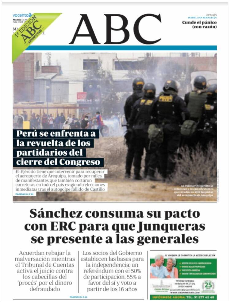 Portada de ABC (Espagne)
