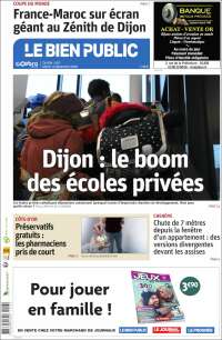 Portada de Le Bien Public (Francia)