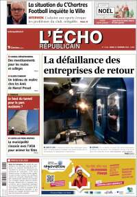 Portada de L'Echo Républicain (Francia)