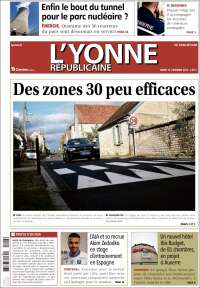 Portada de L'Yonne-Républicaine (Francia)