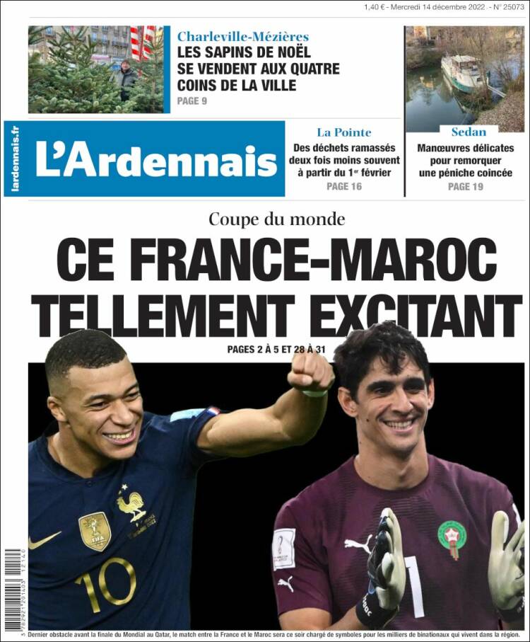 Portada de L'Ardenais (Francia)