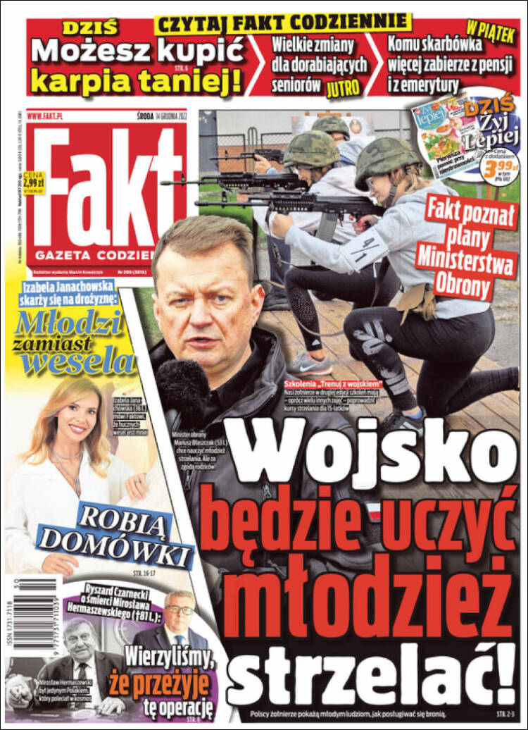 Portada de Fakt (Polonia)