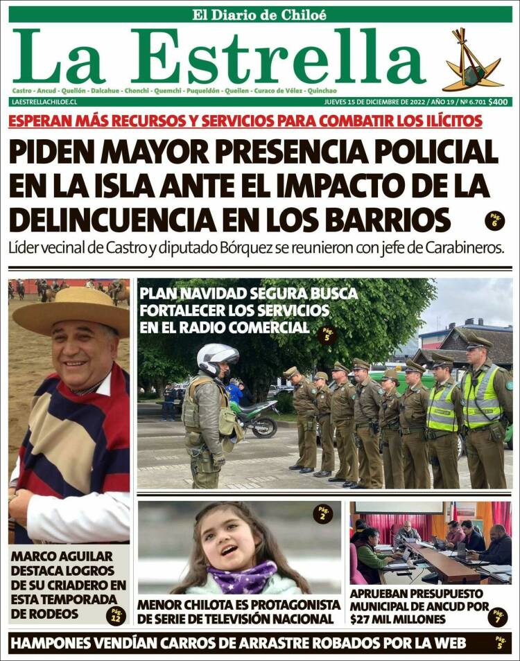 Portada de Estrella de Chiloé (Chile)