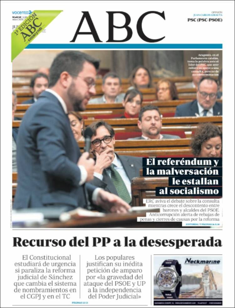 Portada de ABC (Espa&ntilde;a)