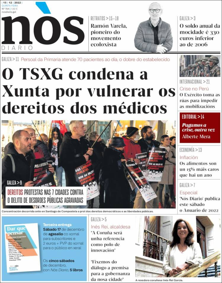 Portada de Nòs Diario (Espa&ntilde;a)