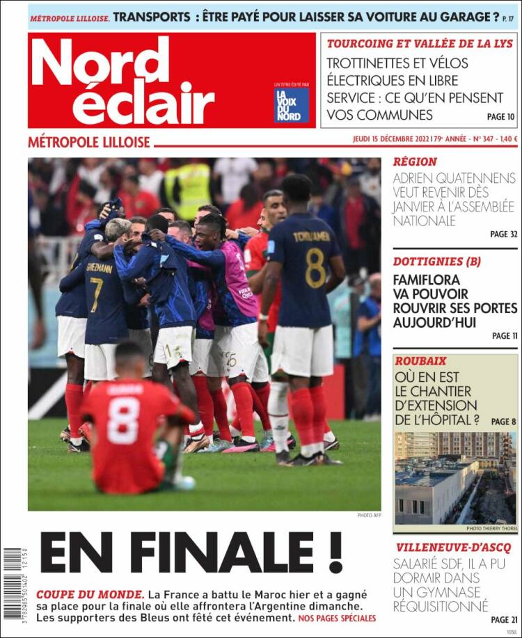 Portada de Nord Éclair (Francia)