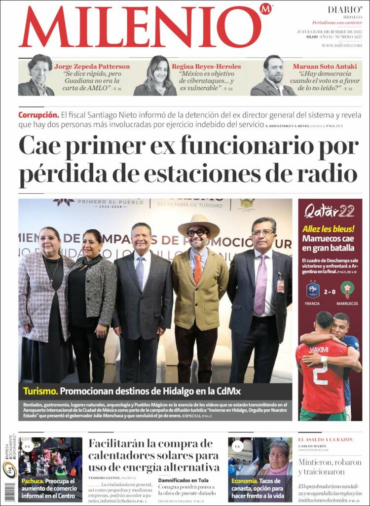 Portada de Milenio de Hidalgo (M&eacute;xico)