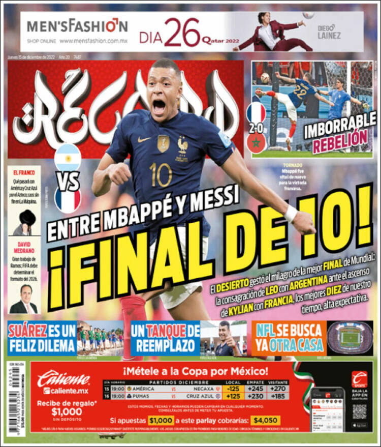 Portada de Record (M&eacute;xico)