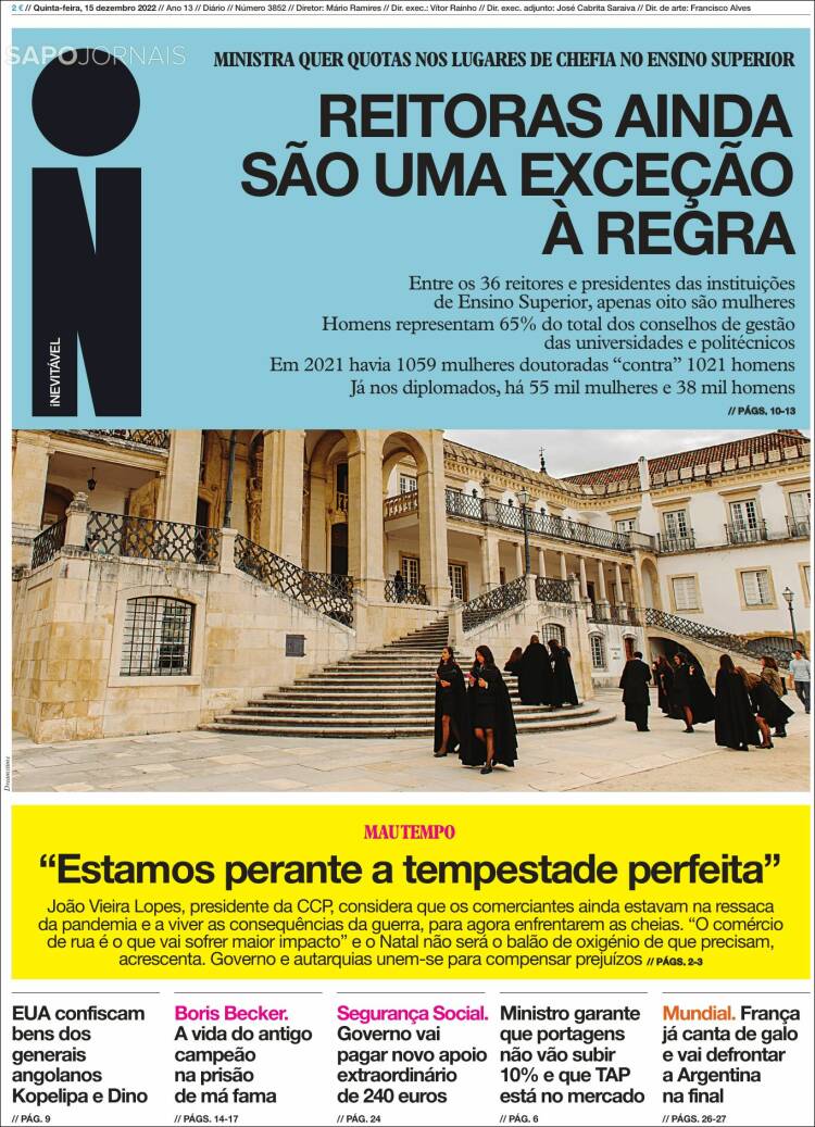 Portada de I - informação (Portugal)