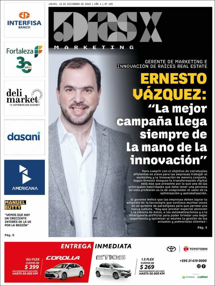 Portada de 5 Días (Paraguay)