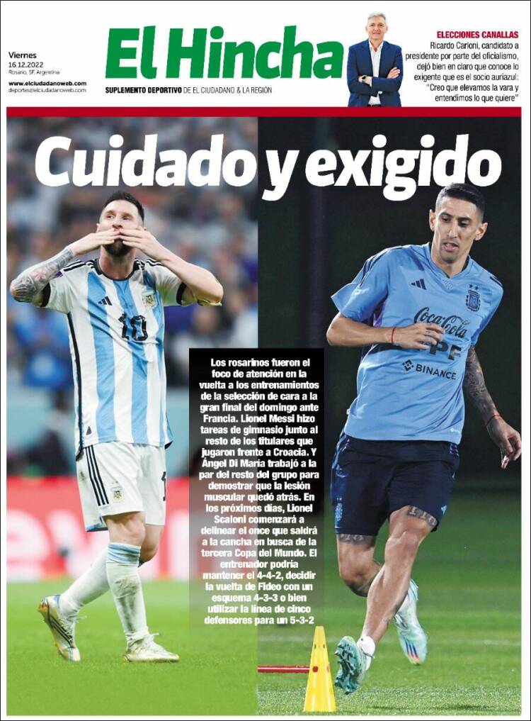 Portada de El Hincha (Argentina)