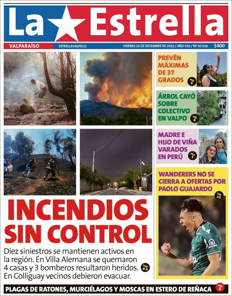 Portada de Estrella de Valparaiso (Chile)