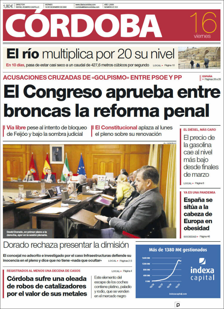 Portada de Diario de Córdoba (Espa&ntilde;a)
