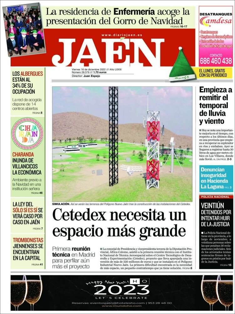 Portada de Diario Jaén (Espa&ntilde;a)