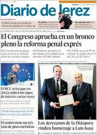 Portada de Diario de Jerez (Espa&ntilde;a)