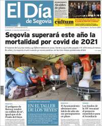 Portada de El Día de Segovia (Espa&ntilde;a)