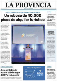 Portada de La Provincia (Espagne)